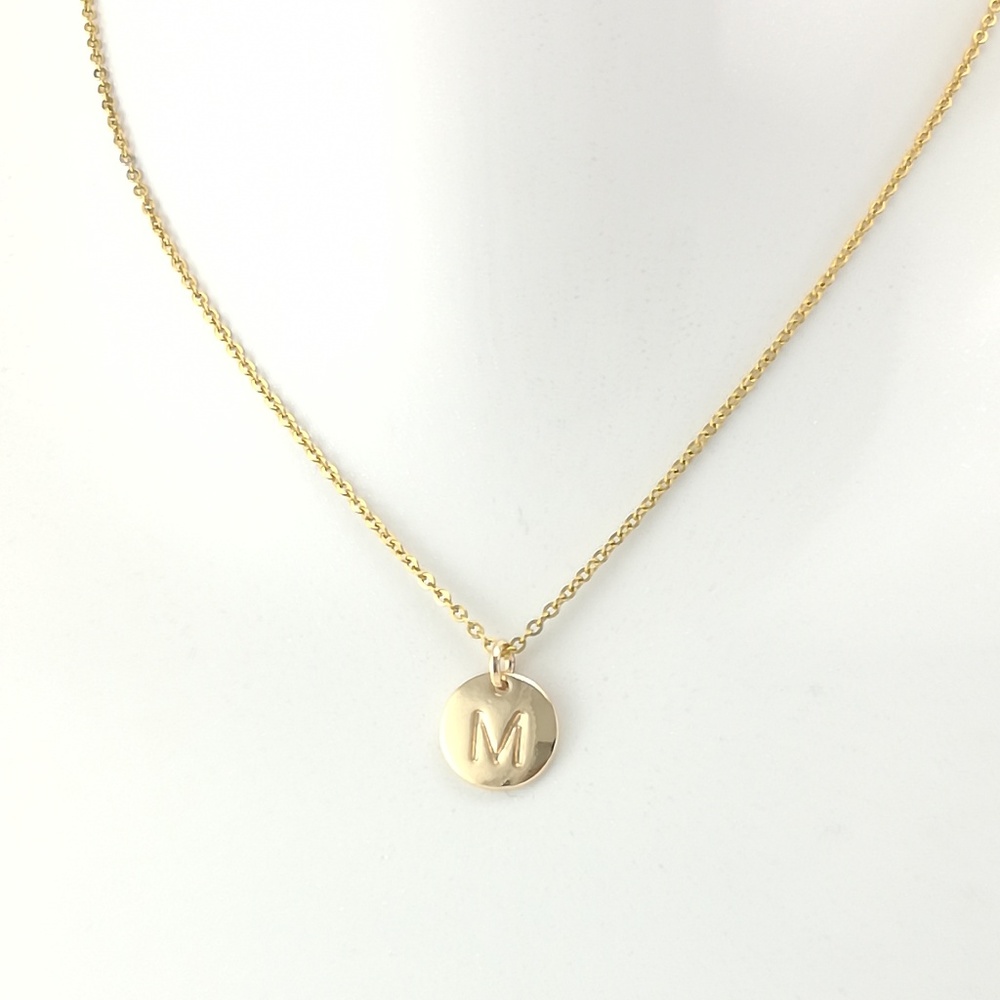 Dainty Initial Jewelry – Gold Necklace